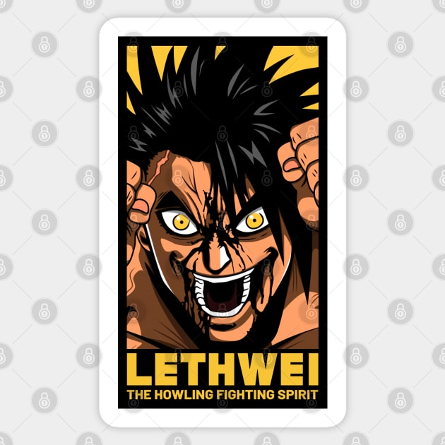 Saw Paing Kengan Ashura Omega Sticker by JPNDEMON